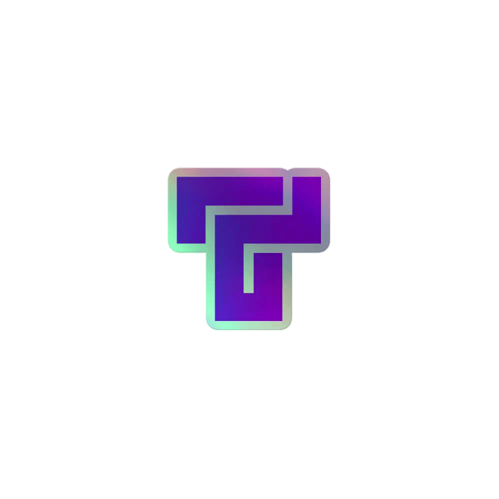 Tusk holographic stickers product image (1)