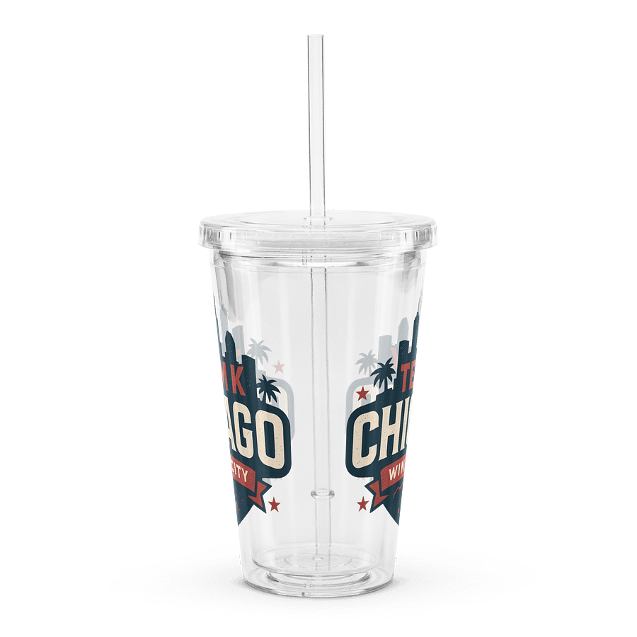 Team K Chicago Clear Plastic Tumbler product image (4)