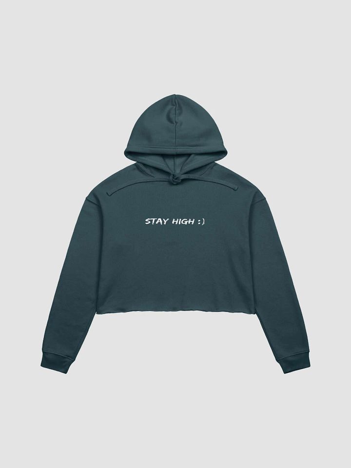 Stay High Fleece Crop Hoodie product image (5)