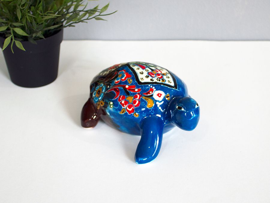 Ceramic handmade Turtle, Turkish decor — handmade pottery, handmade ceramic, home decor, handmade gift, Turkish ceramic product image (3)