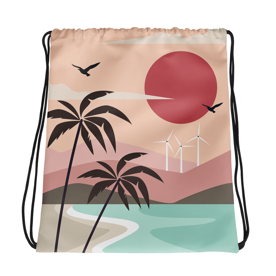 Tropical Breeze Drawstring Bag product image (1)