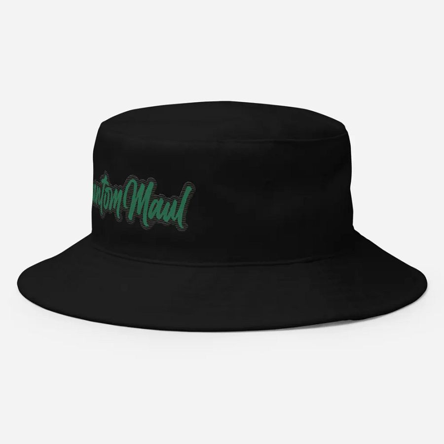 'PhantomMaul' Bucket Hat Forest Green Lettering product image (10)
