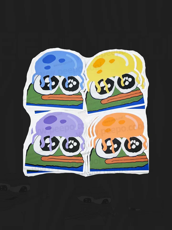"JELLY" PEPE STICKERS PACK product image (1)