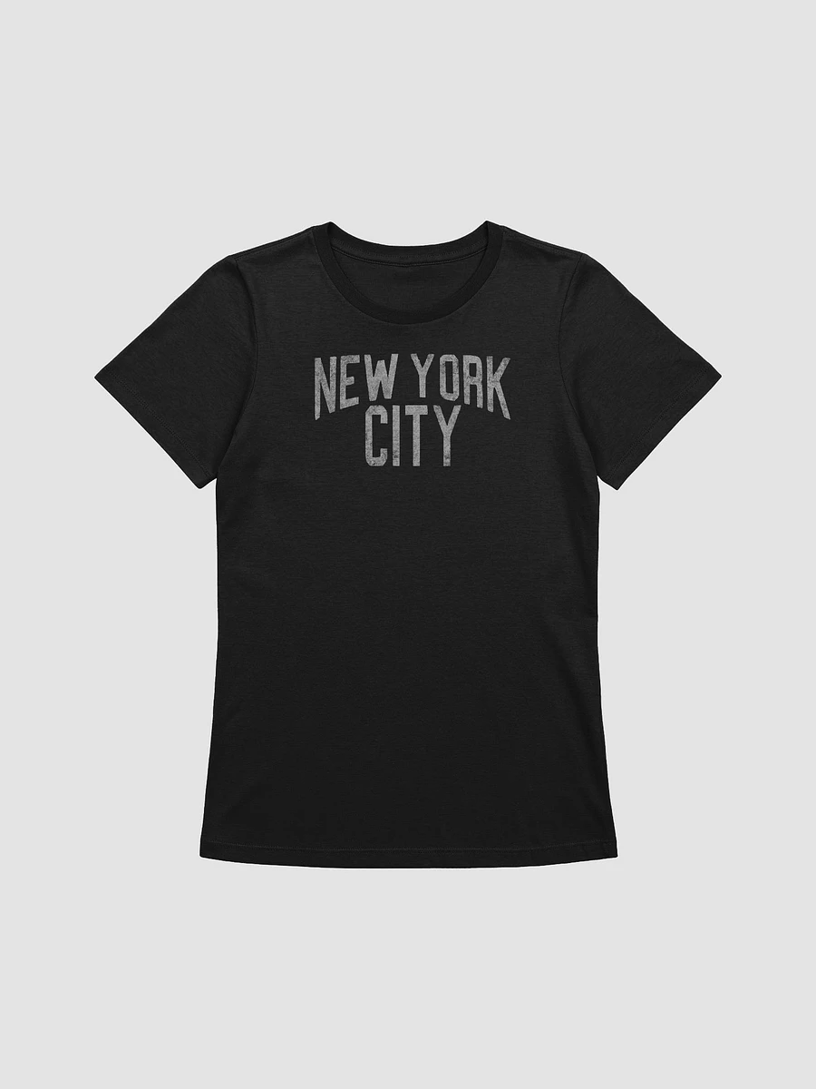 New York City Women's Relaxed Fit Tee (White text) product image (11)