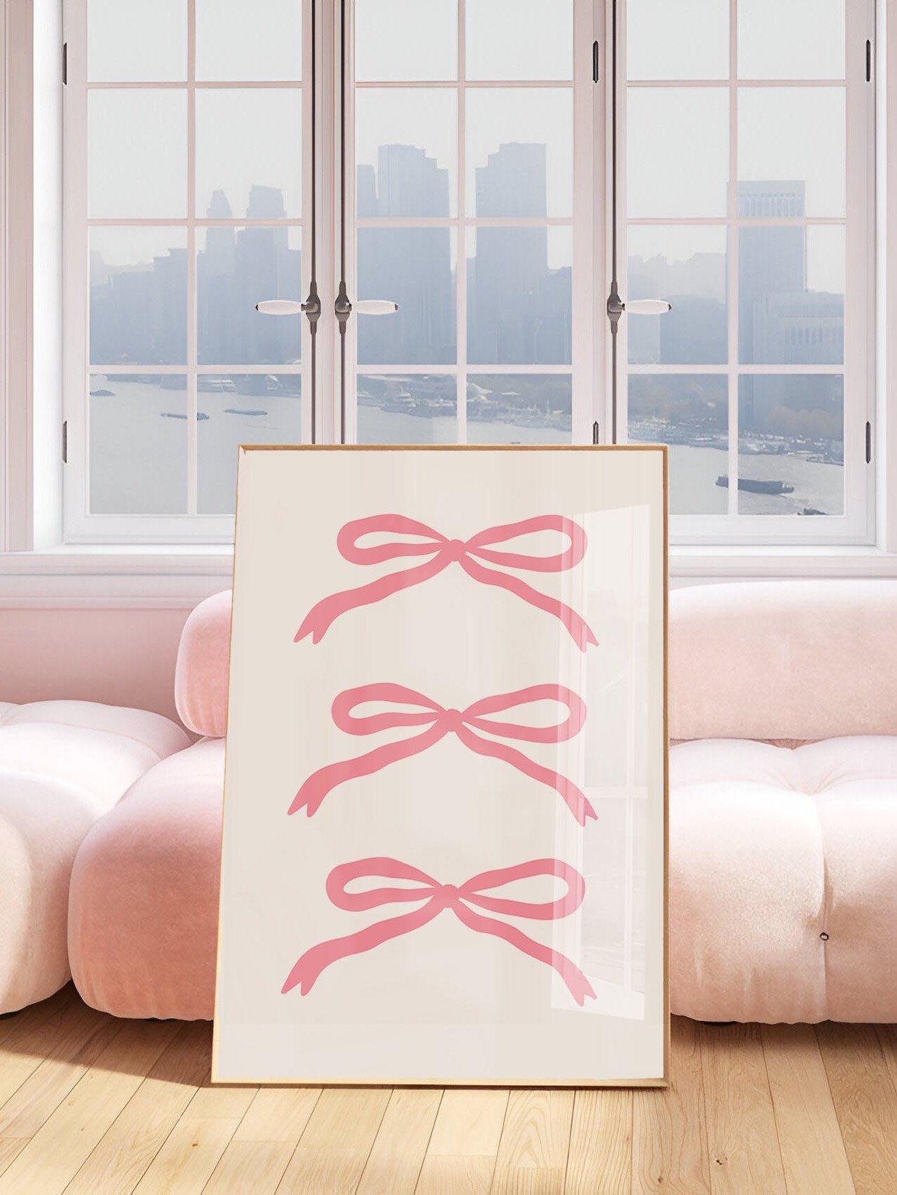 Coquette Pink Bows Print product image (2)