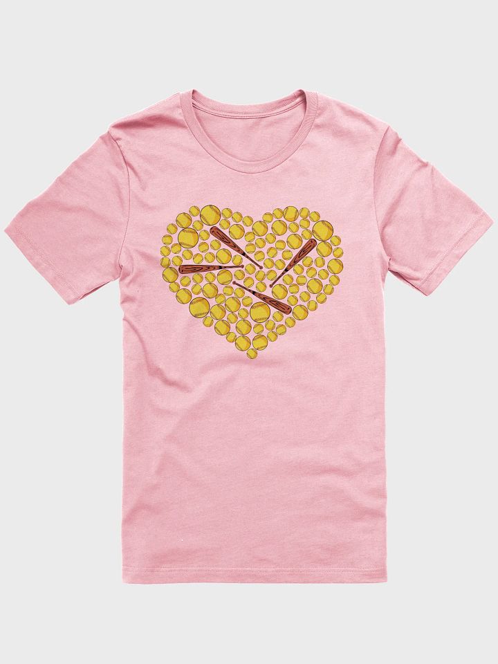 Pure Heart Softball Love T-Shirt product image (25)