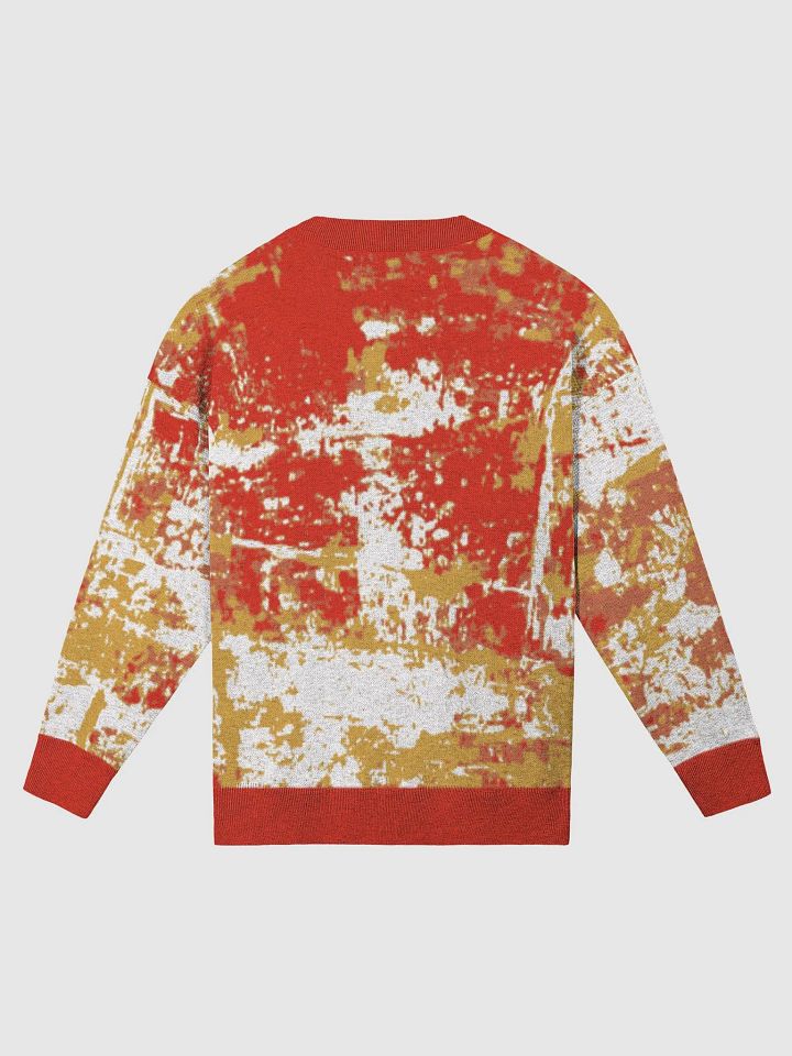 original artwork on knitted sweater, original squeegee product image (6)