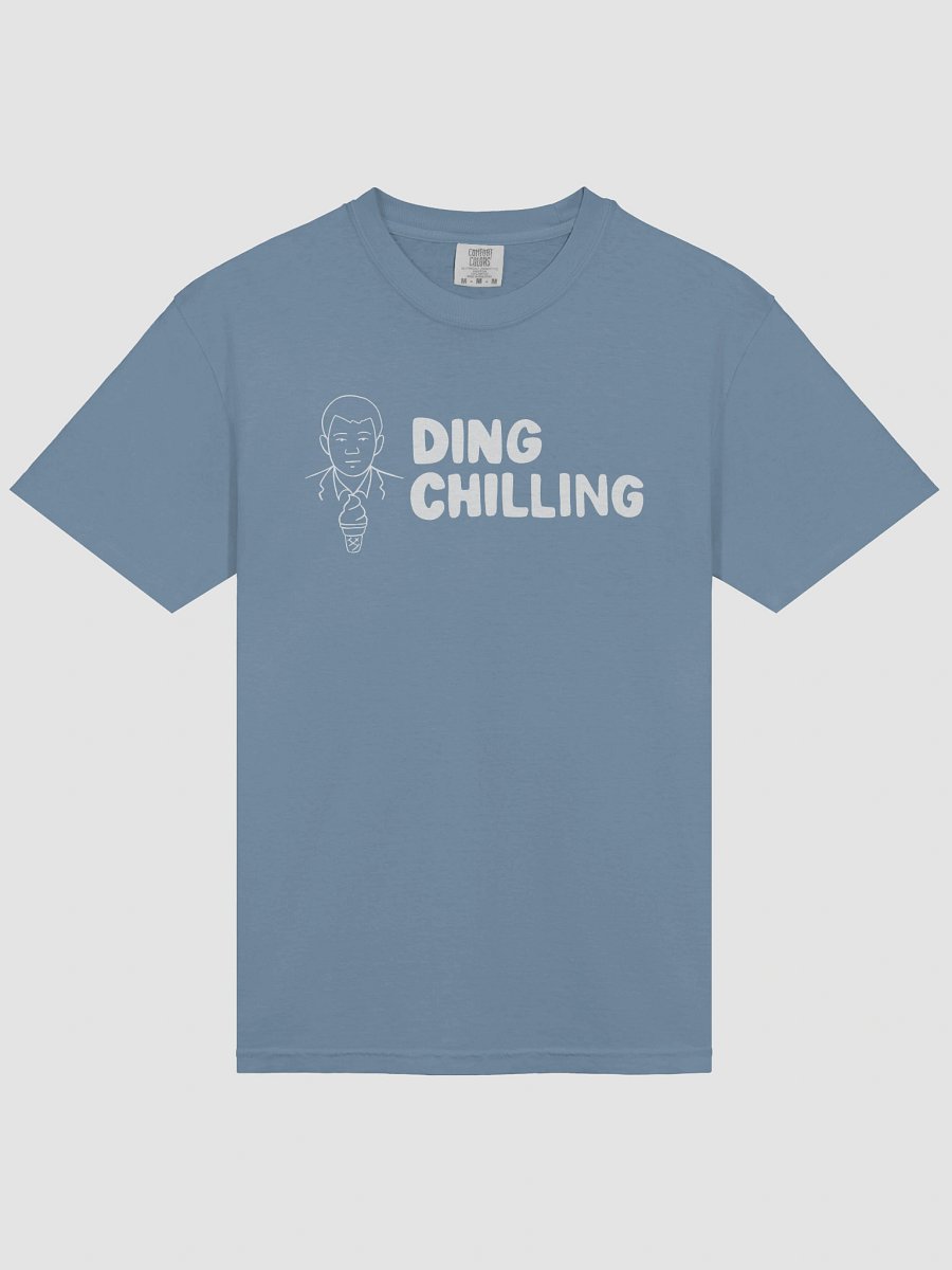 Ding Chilling [4a2] – Funny Chess Meme Design | White Line Art for Light Colors | T-Shirt product image (28)
