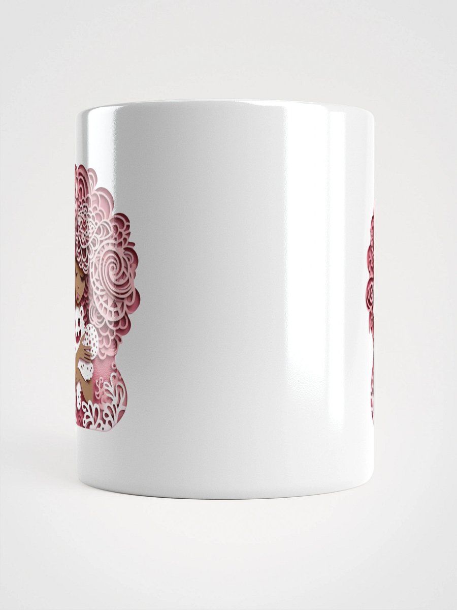 Whimsical Pink Curly Hair Mug product image (13)
