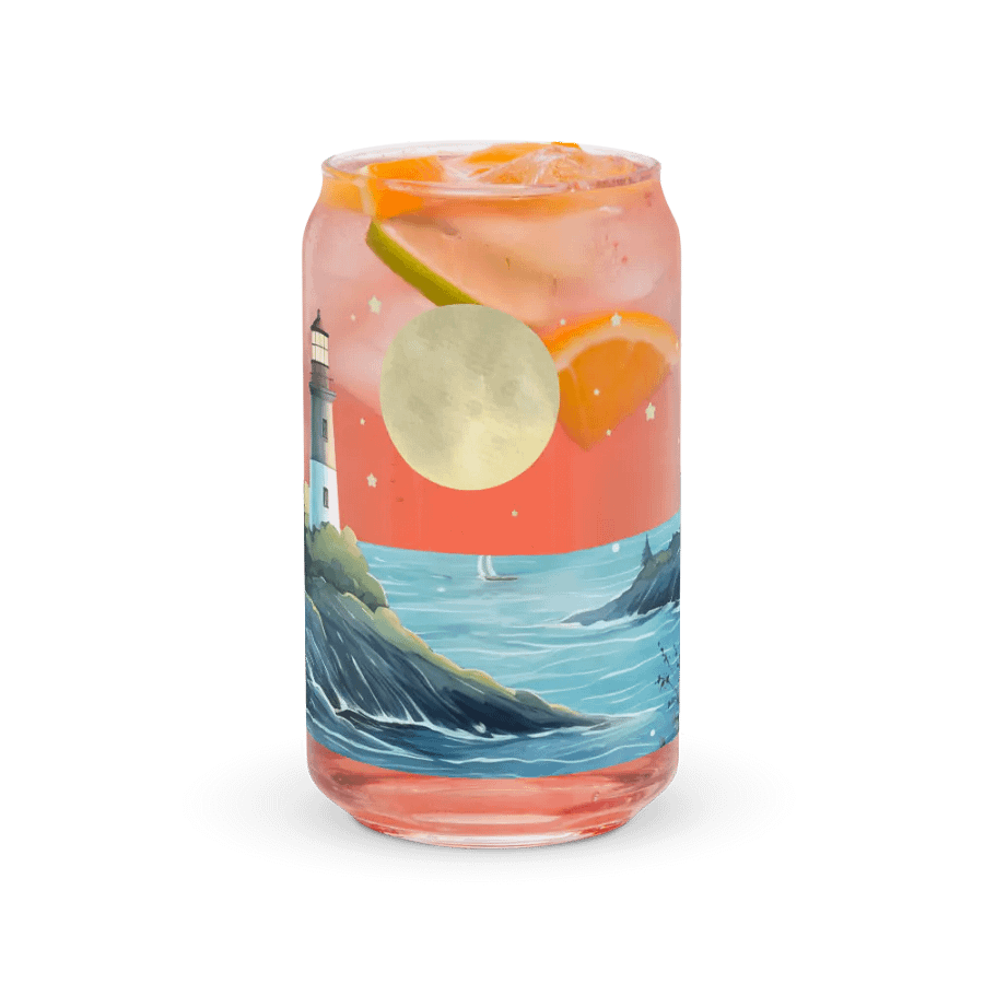 Celestial Mouse Stargazing Bliss Glass Can | 16 oz Magical Night Sky Drinkware product image (7)