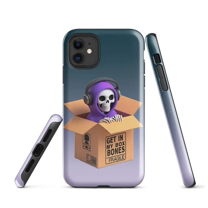 ''Get In My Box Bones'' Tough Case for iPhone® product image (1)