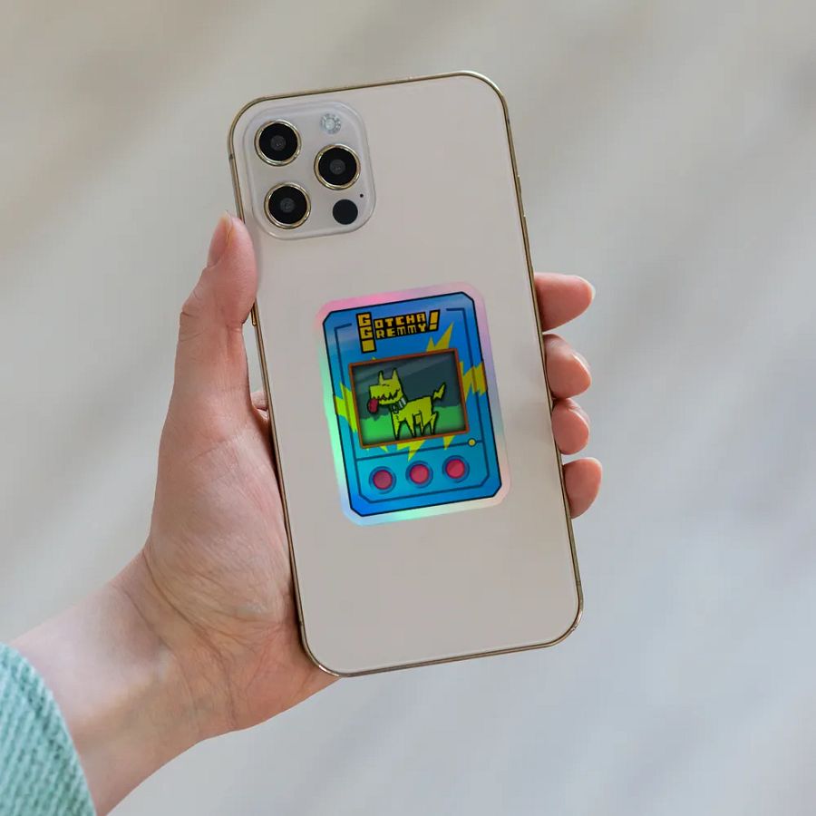 Gotcha Gremmy! [RARE Blue/Yellow] - Sticker product image (6)