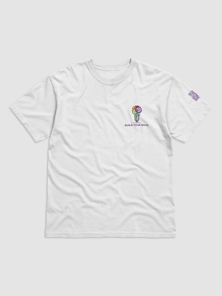 Build Your Ideas T-Shirt Crisp White With Purple product image (1)