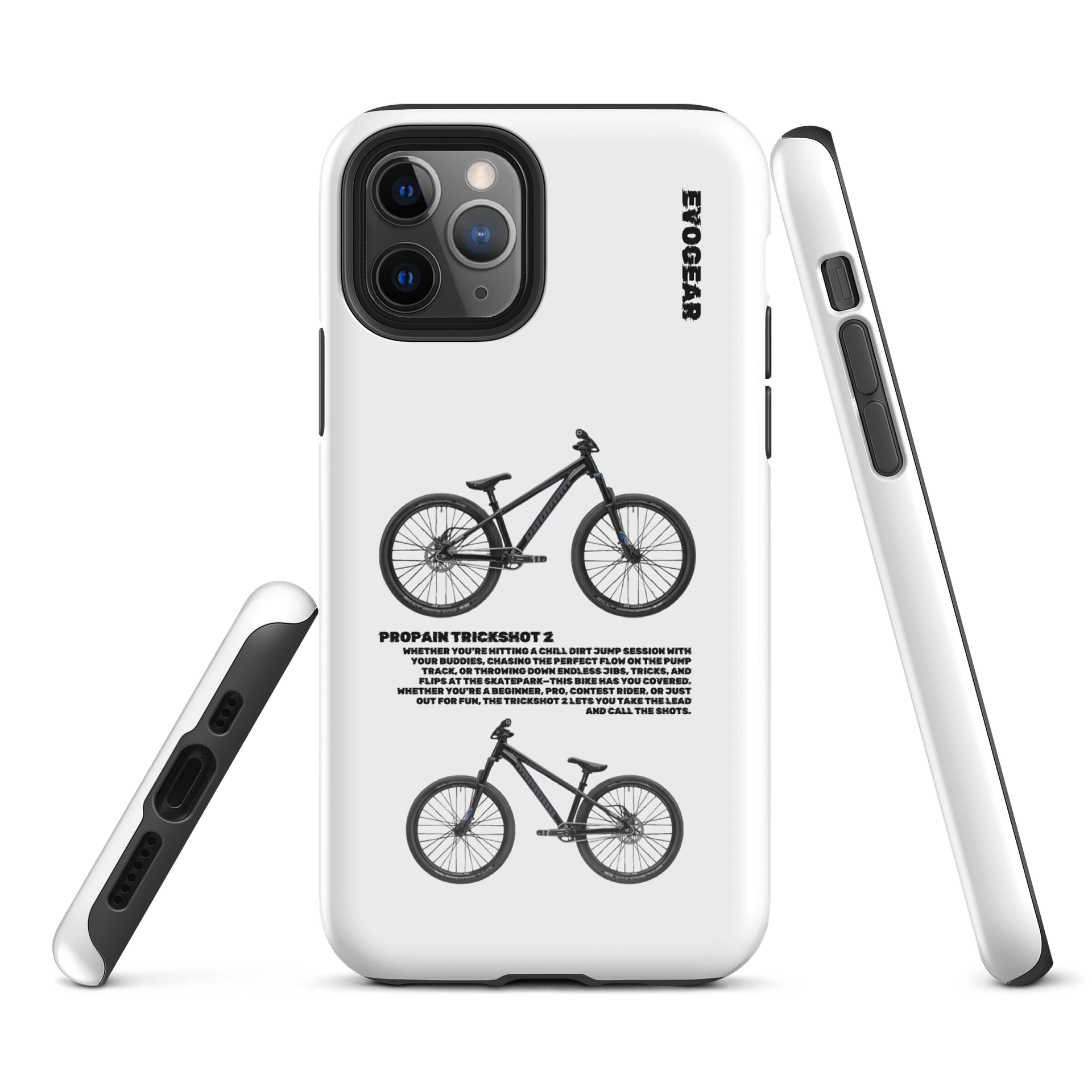 White Propain Trickshot 2 iPhone Case product image (3)