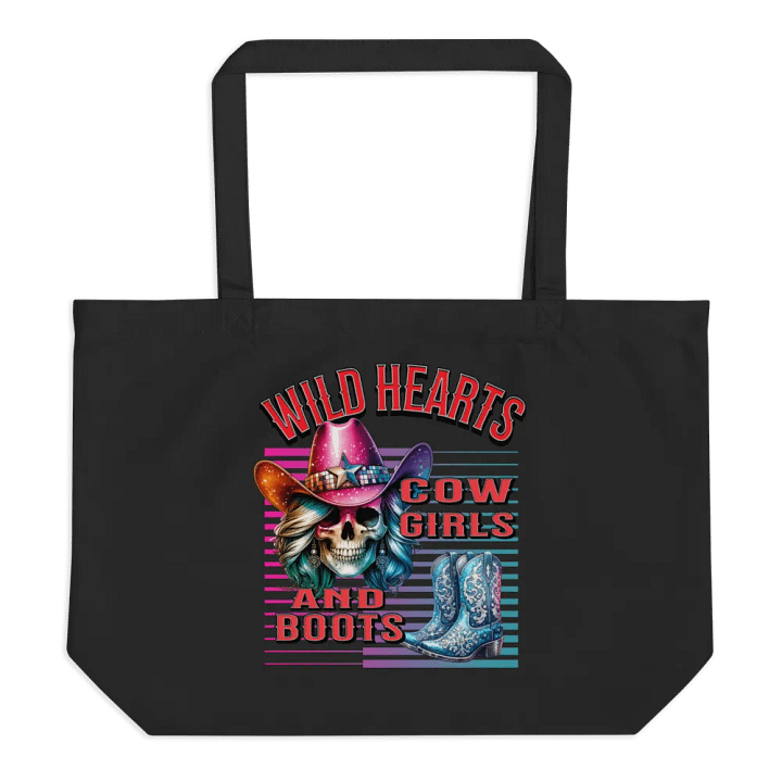 Wild Hearts Cowgirls And Boots Tote product image (1)