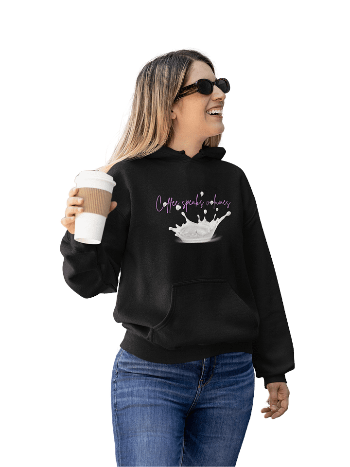 GUILLOVELO COFFEE SPEAKS HOODIE product image (1)