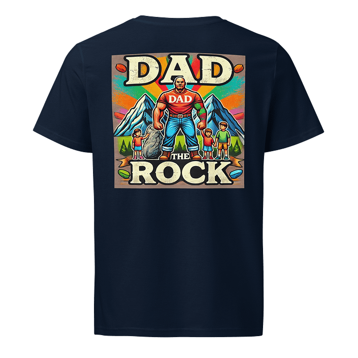 Dad The Rock - Mountain Family Men's Organic T-Shirt product image (2)