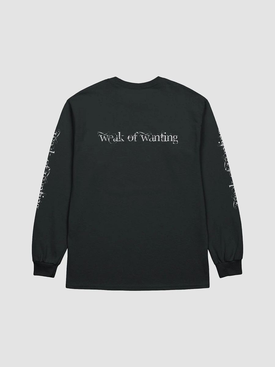 Weak Of Wanting 'Chaotic Angel' Reversed Long Sleeve T-Shirt (Front, Back & Sleeve Print) product image (2)