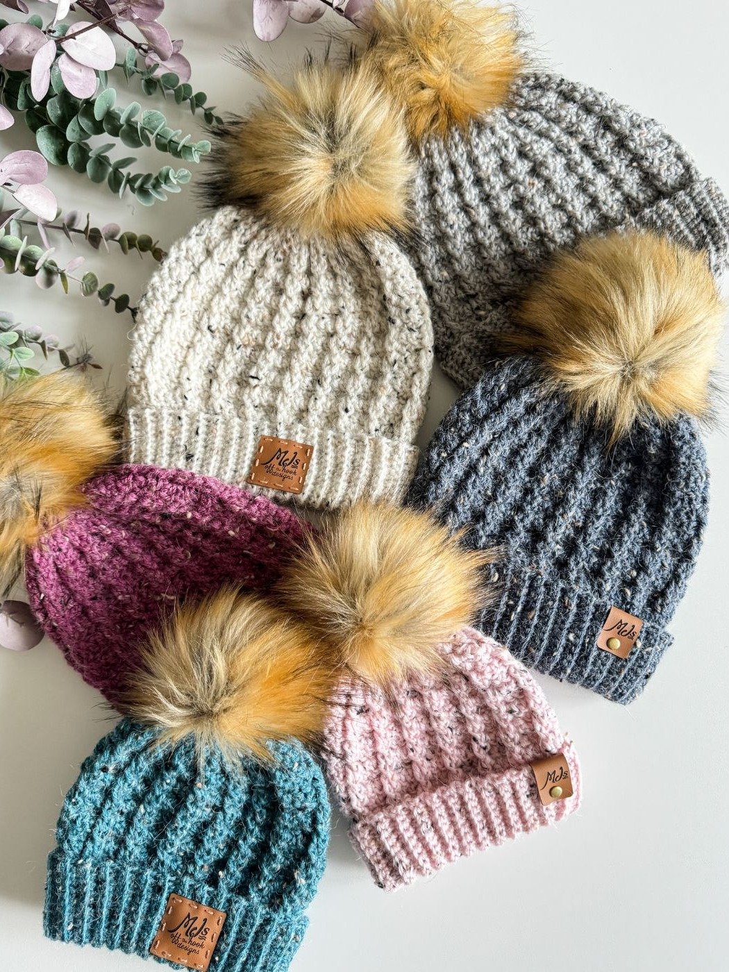 Winter Wonder Cable Hat Crochet Pattern product image (1)