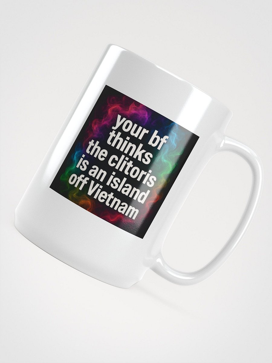 TFP Logo White Glossy Mug product image (4)