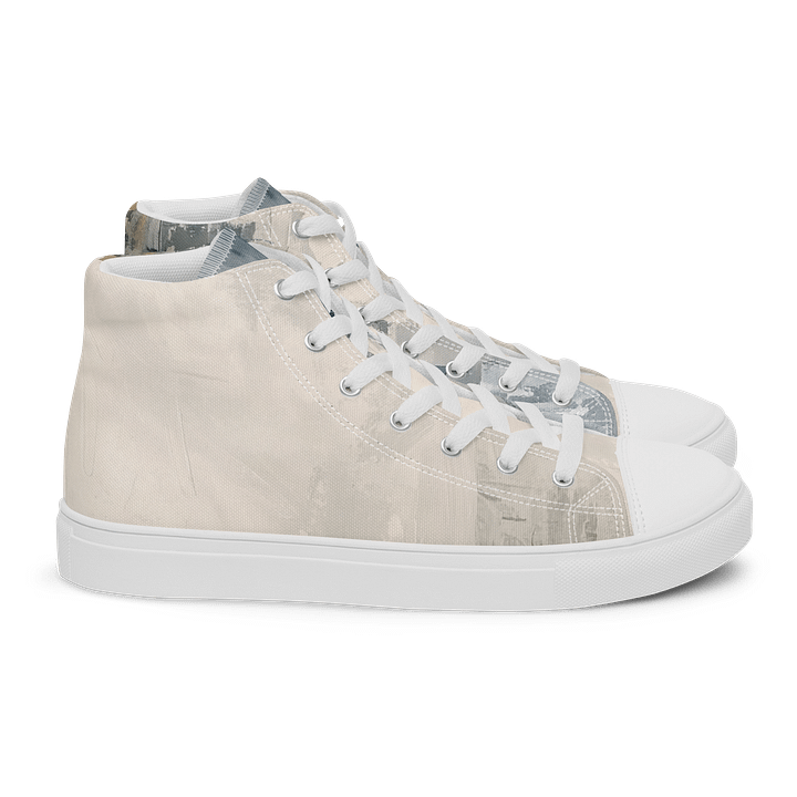 Harmonious Brushstrokes High Top Canvas Shoes product image (2)