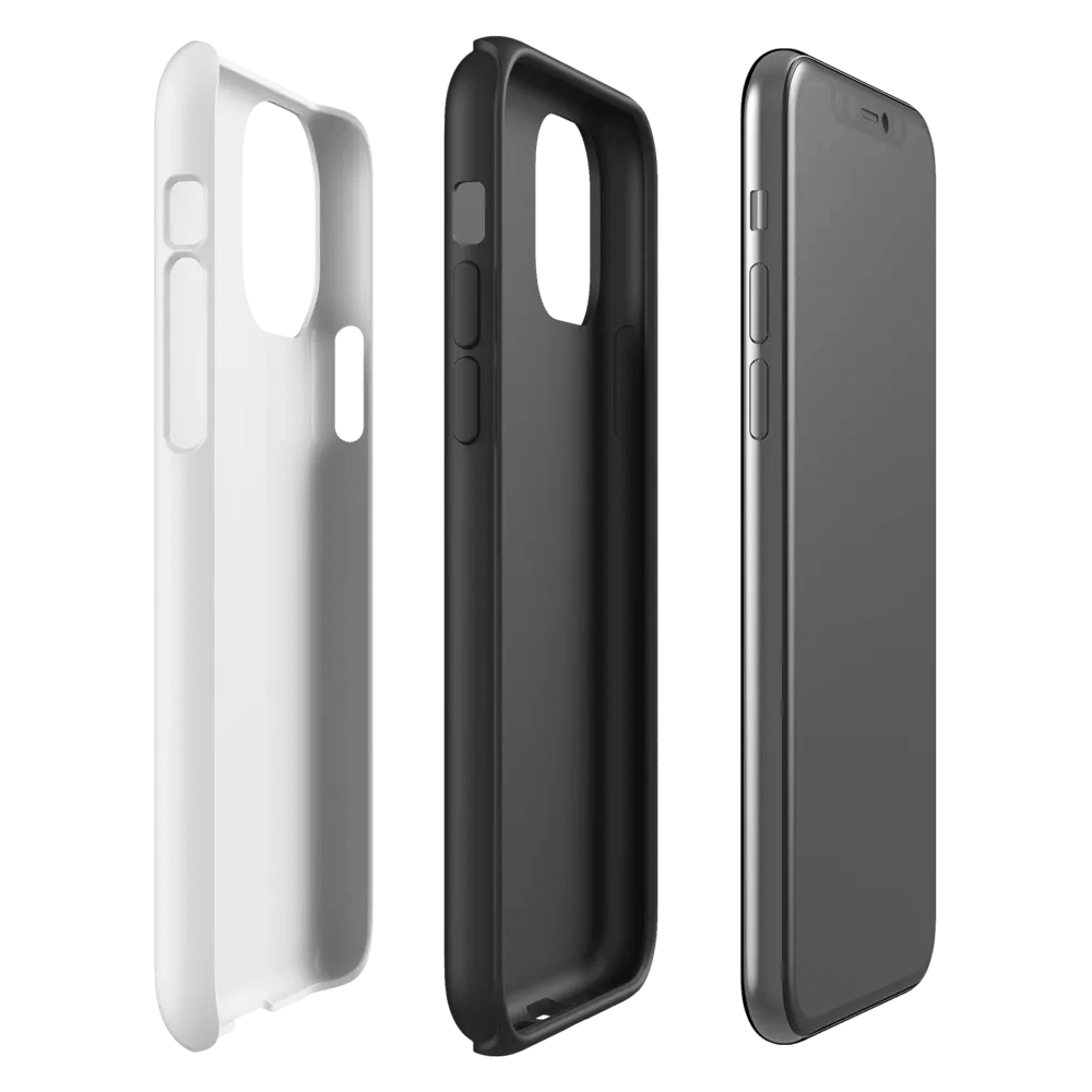 Black and white triangle design Tough Case for iPhone® product image (29)