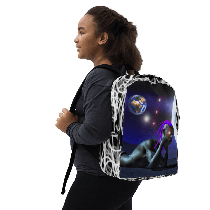 Caught myself thinking again backpack product image (2)