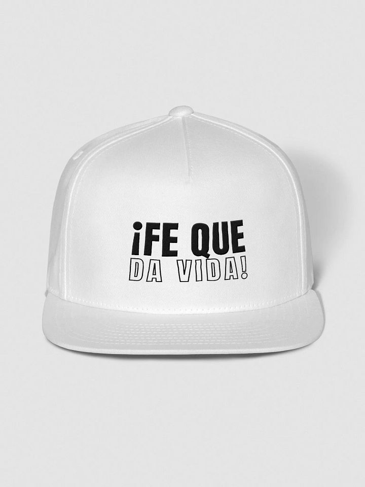 Gorra plana con cierre a presión | Fe que da vida product image (1)