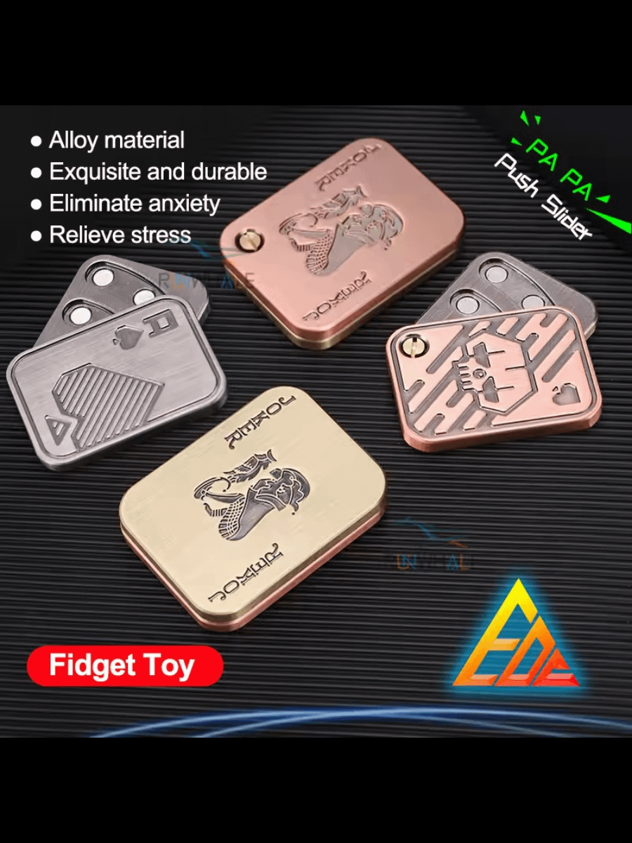 Bronze/Gold K-K Metal Fidget Slider product image (4)