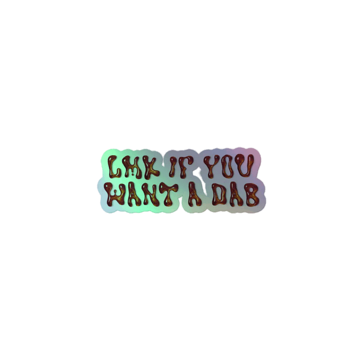 Dab with me sticker product image (1)