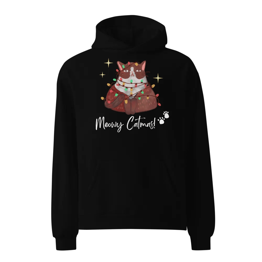 Grumpy Cat Christmas Lights Oversized Hoodie product image (3)