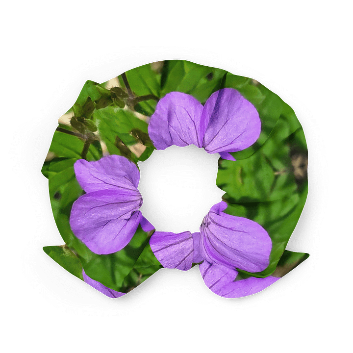 Purple Petal All-Over Scrunchie product image (2)