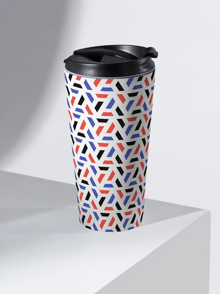 Geometric Fusion Stainless Steel Travel Mug product image (2)