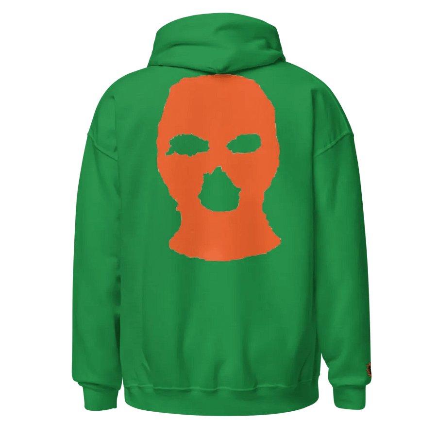 CULT LIFE BRAND HOODIE ORANGE SKI MASK product image (6)