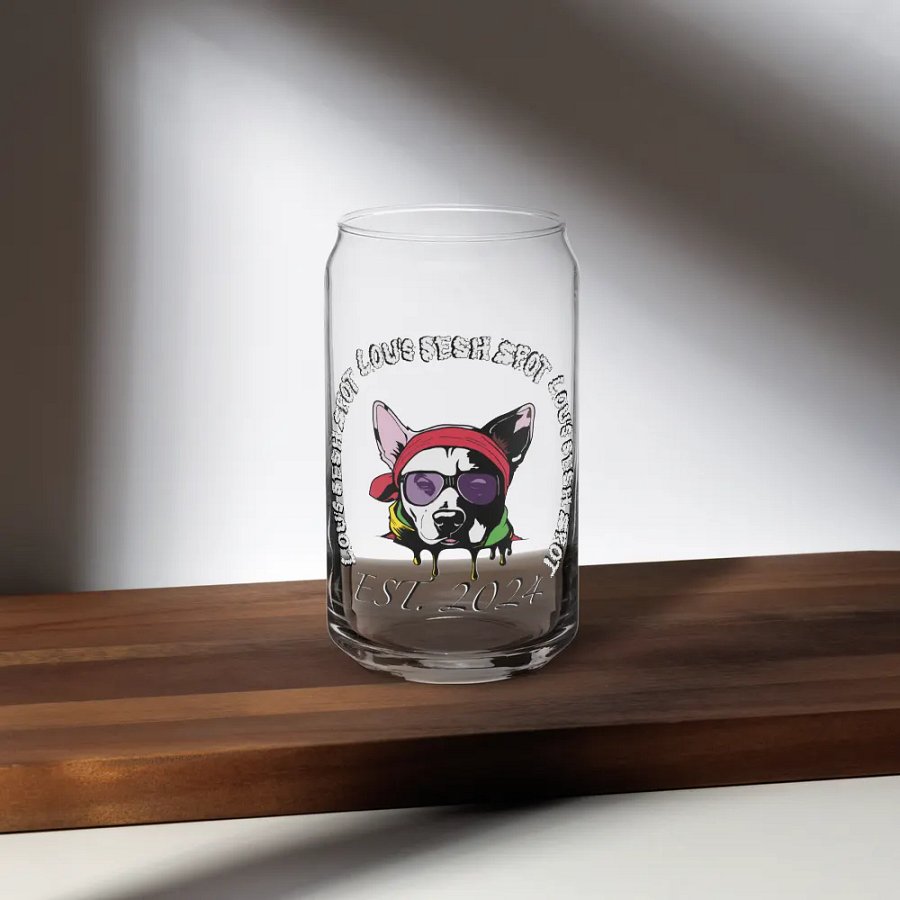 Lou's Sesh Spot Can-Shaped Glass product image (35)