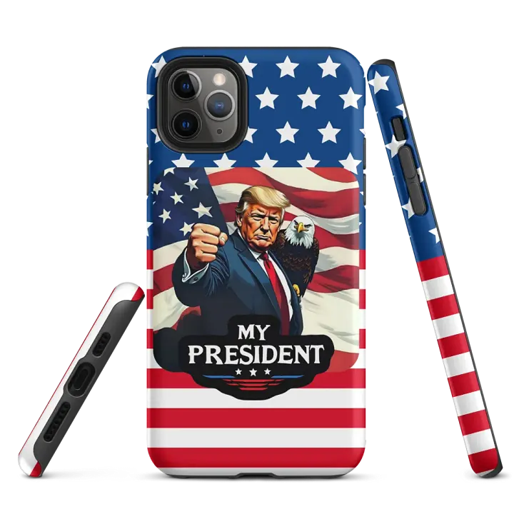 iPhone Tough Case: Trump, My President, with Eagle product image (3)