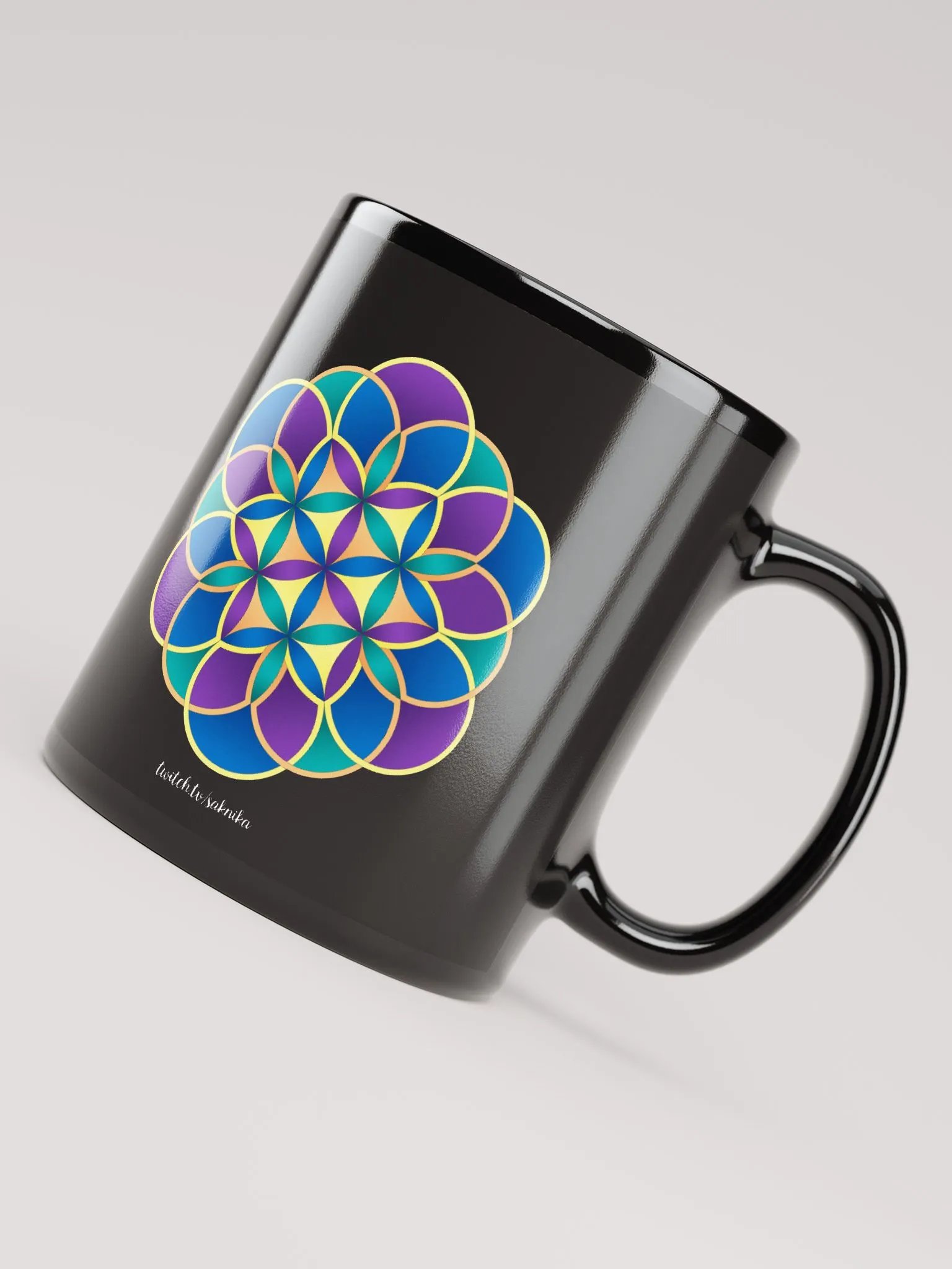 Flowers of Life Mug - Black product image (7)