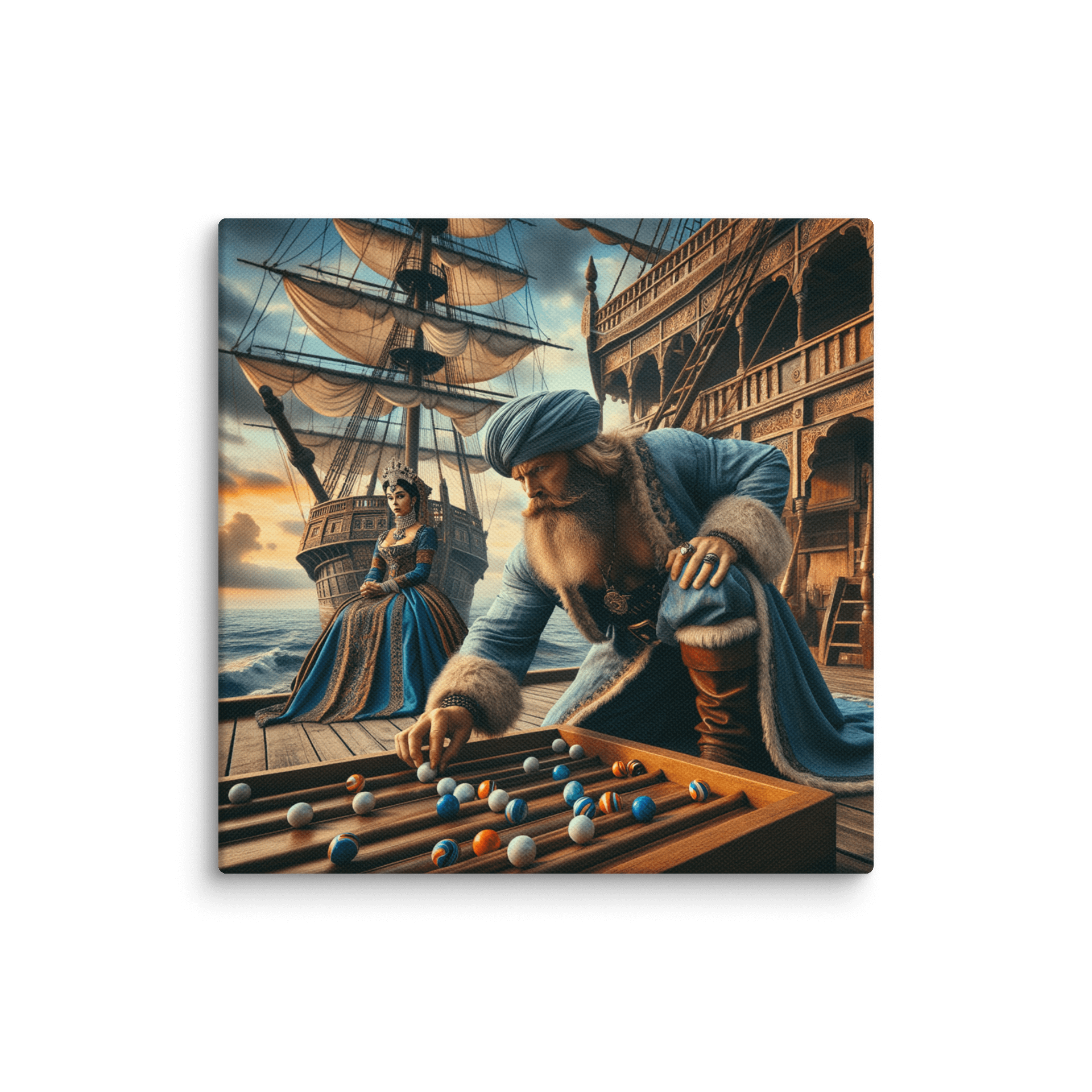 "The Warrior’s Pastime" Canvas product image (1)