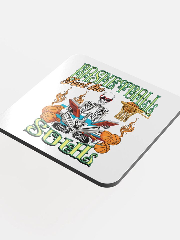 Basketball Fuel The Soul Skeleton Basketball Coaster product image (1)