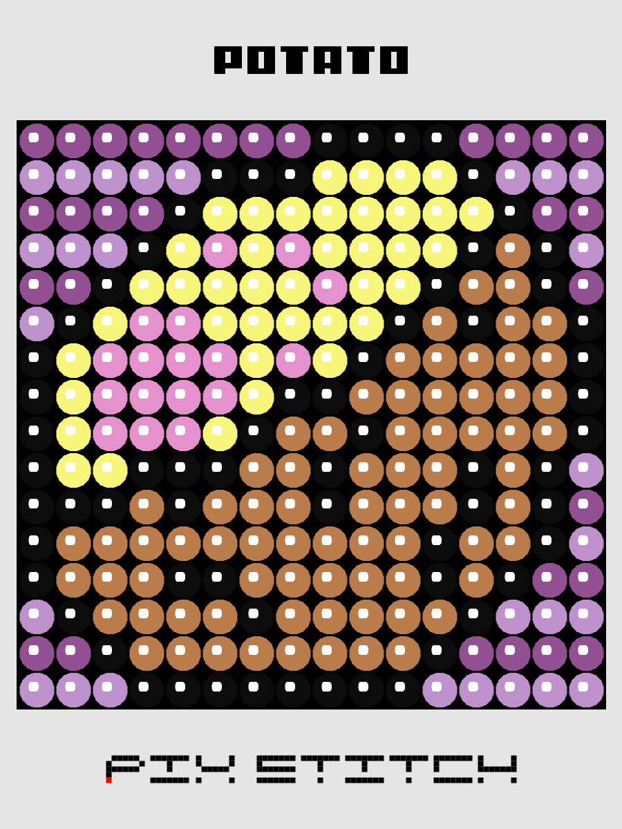 Potato Pixel Art product image (1)
