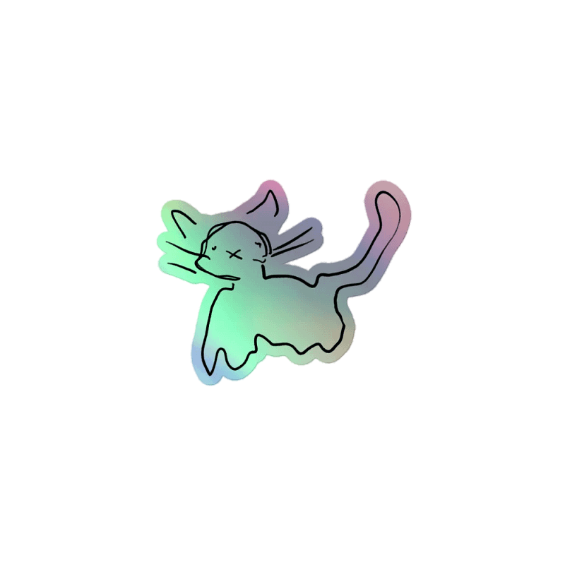 Tortie Khat Sticker YES