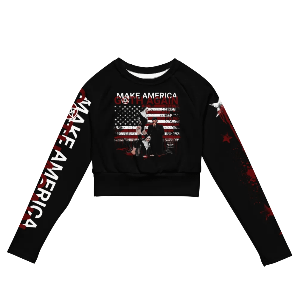 Make America Goth Again - Statement Cropped Top - Sacrilegious Gothic Design for Rebels product image (1)