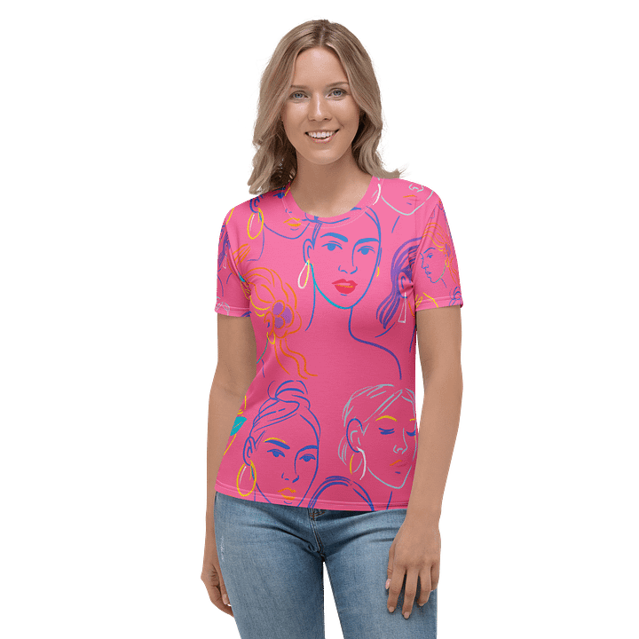 Sketch & Soul Tee (Hot Pink) product image (1)