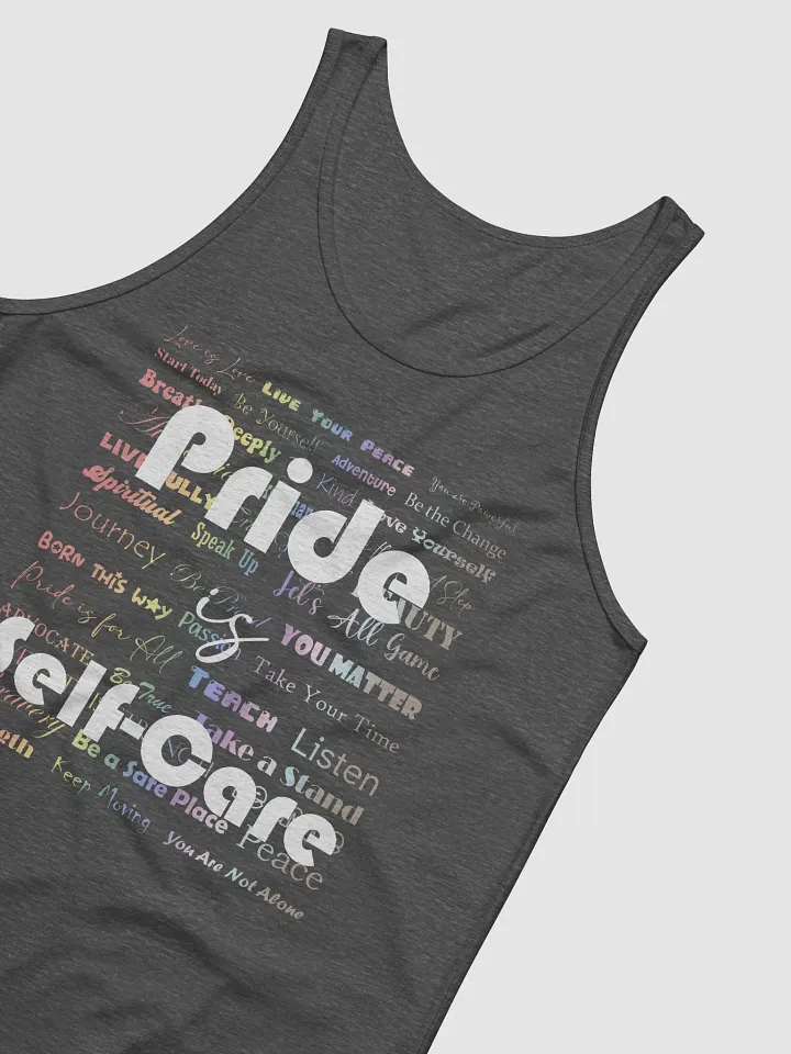 Pride is Self Care Tank Top (Dark Colors) product image (1)