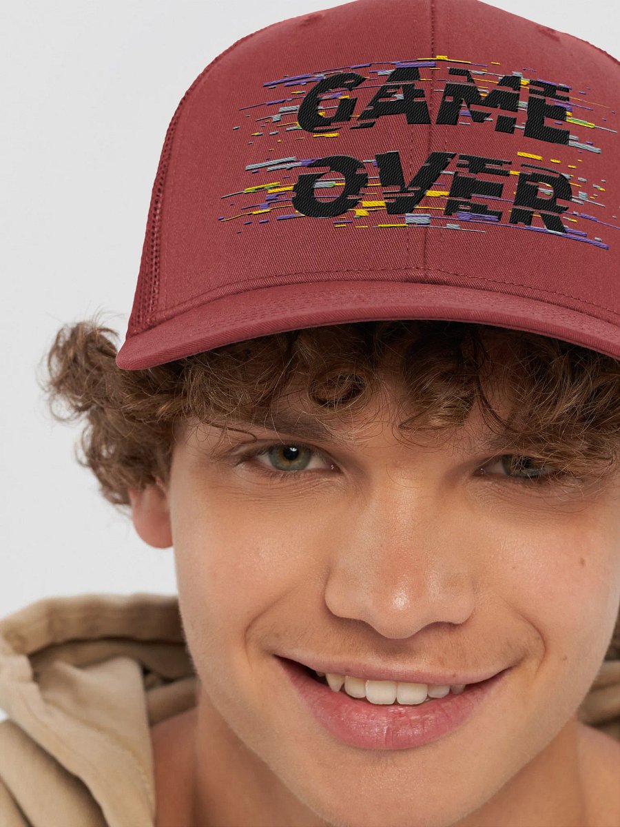 Glitch Overload Trucker Hat product image (16)
