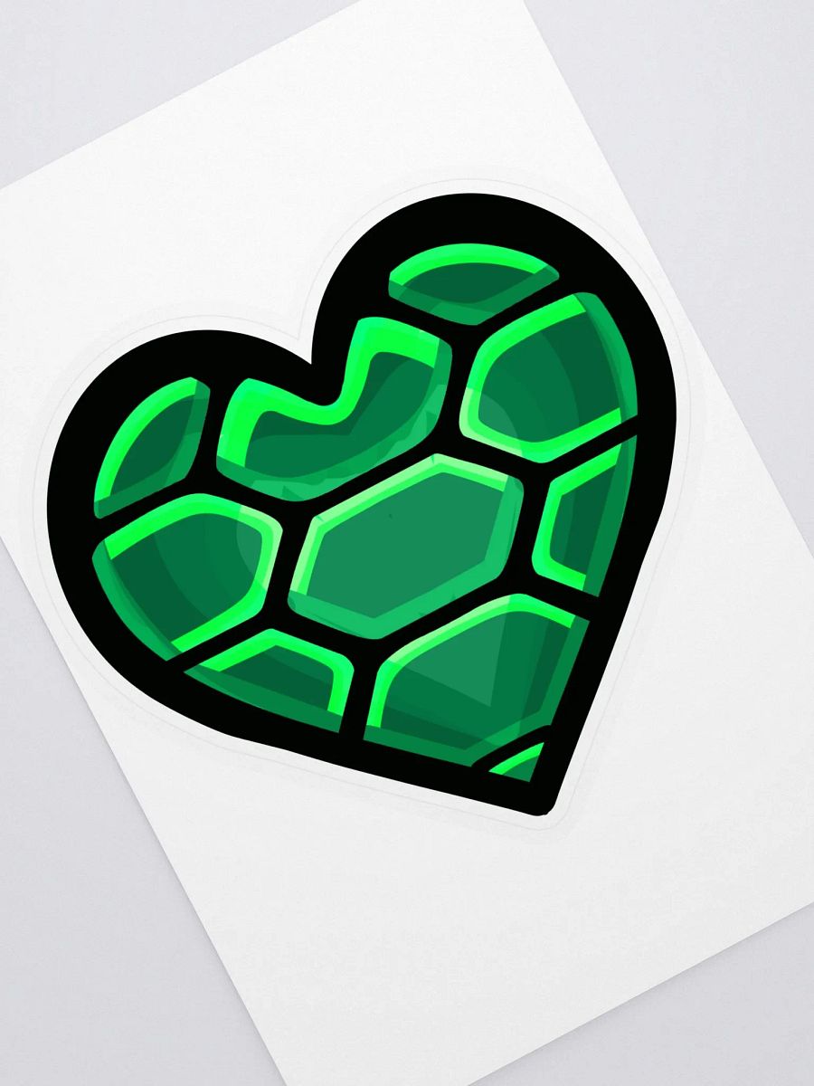 Turtle Heart Cut Sticker product image (2)