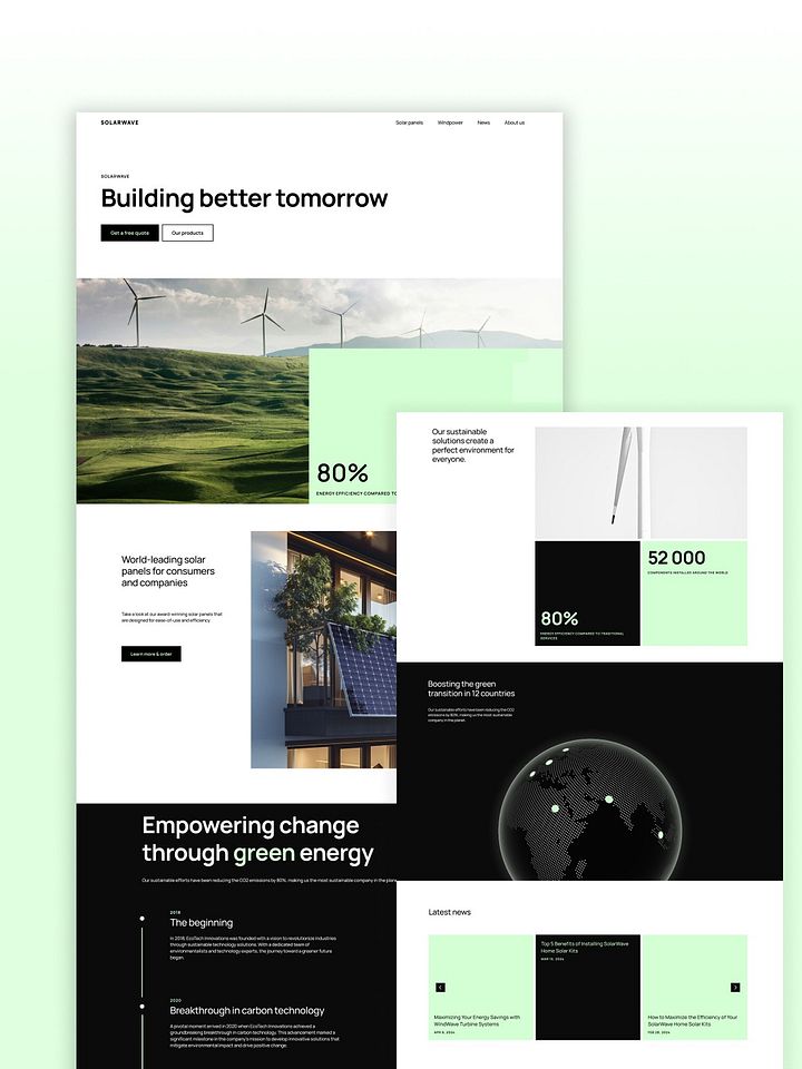 Greener - Framer Business Template product image (1)
