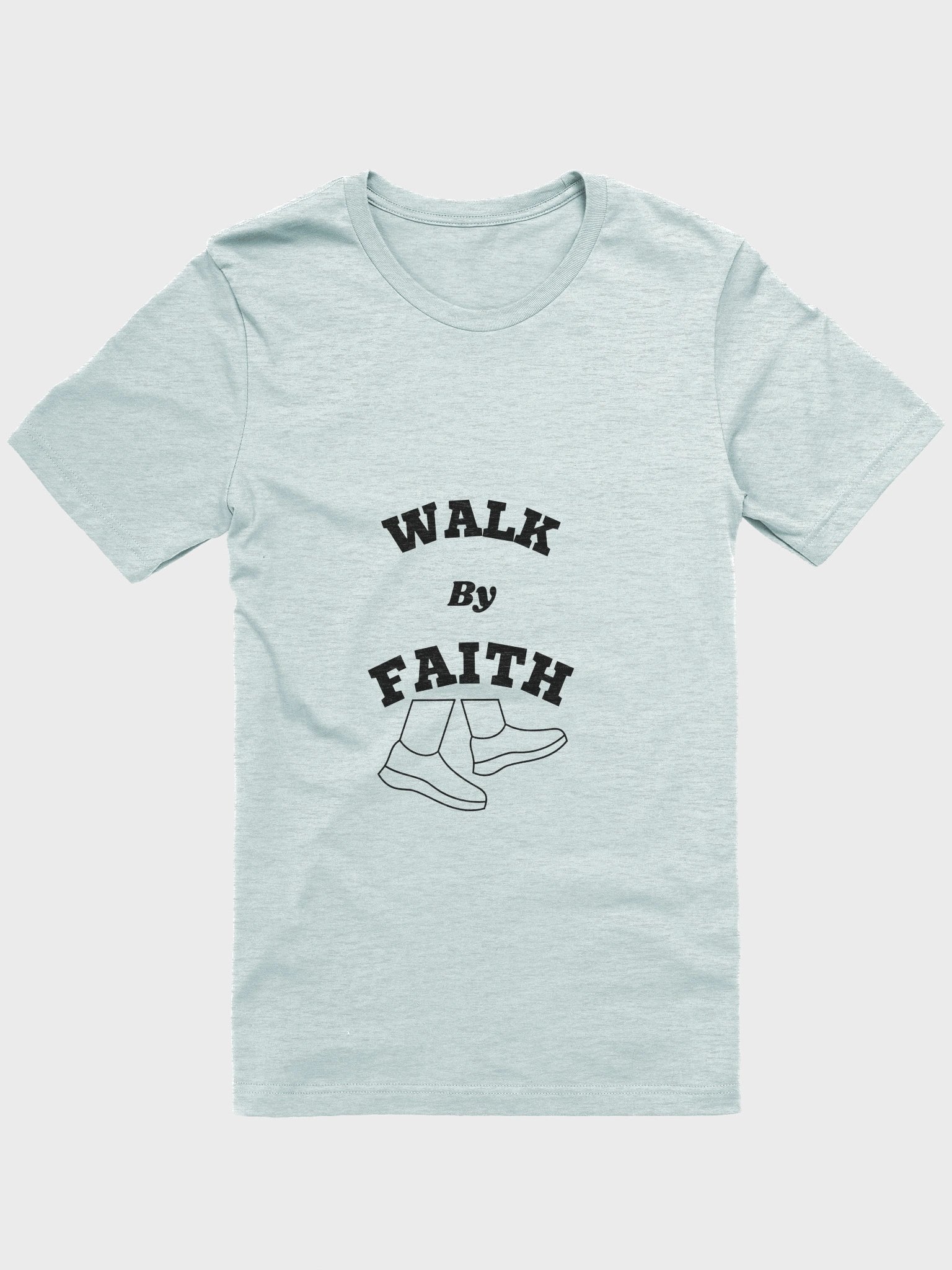 Trust The Journey: "Walk By Faith" Statement Tee product image (1)