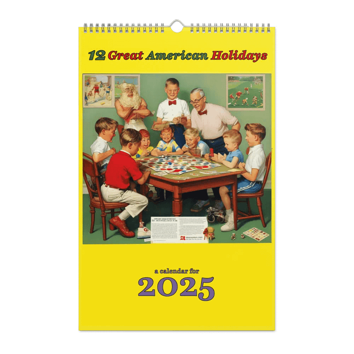 12 Great American Holidays - Wall Calendar for 2025 product image (1)