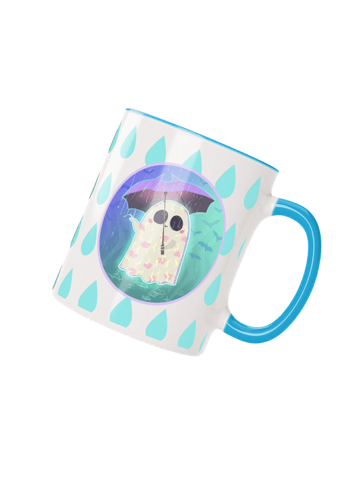 Pastel Little Ghost in the Rain - Ceramic Mug product image (10)